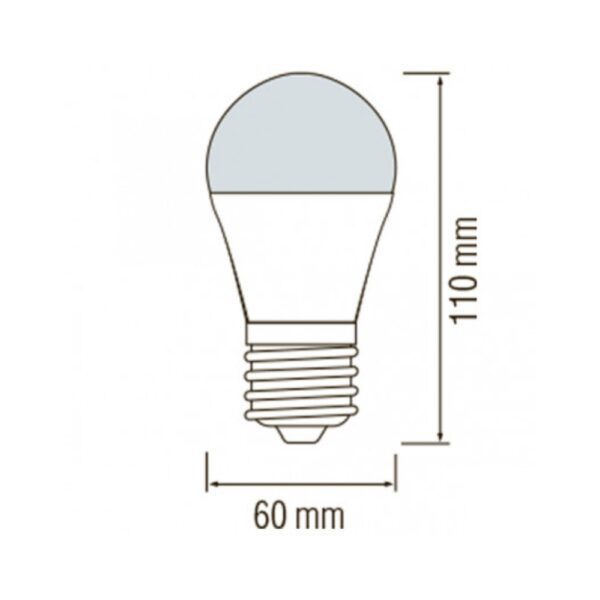 Lâmpada LED 5W-6400k