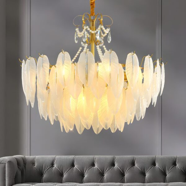 Lustre Tipo Folhas