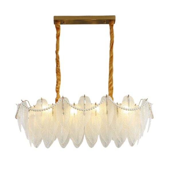 Lustre Tipo Folhas Retangular
