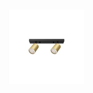spotlight Duplo Dourado e Preto