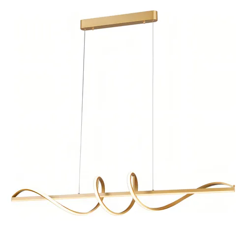 CANDEEIRO LED DOURADO