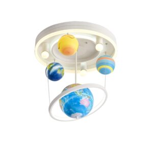 Candeeiro Infantil Globo com Planetas