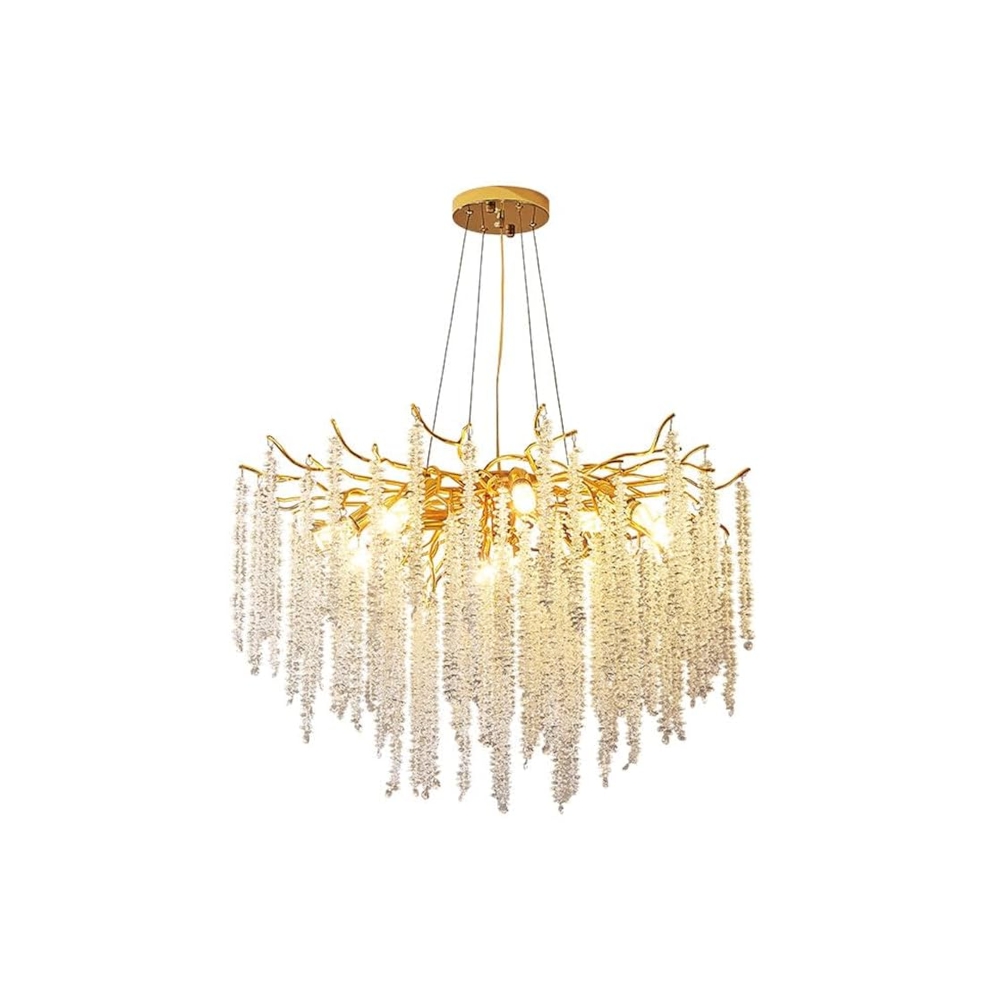 Candeeiro Circular de Cristal