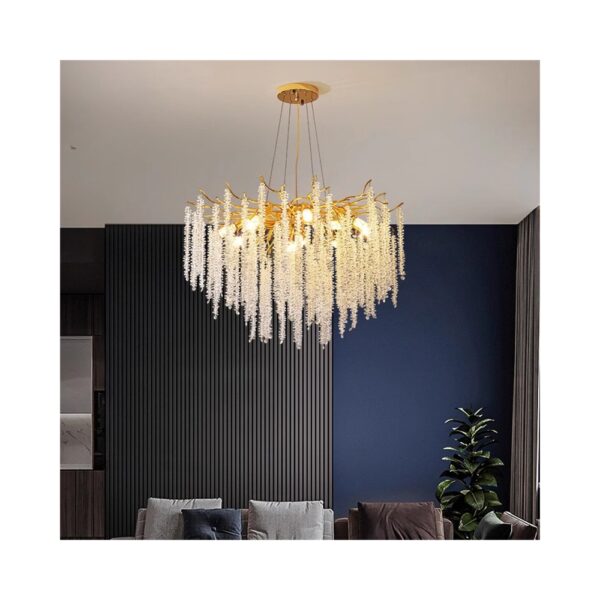 Candeeiro Circular de Cristal