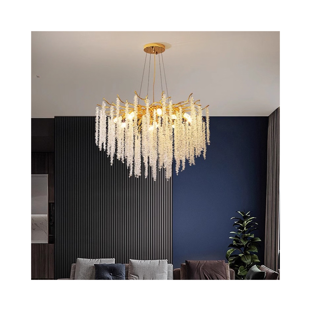 Candeeiro Circular de Cristal